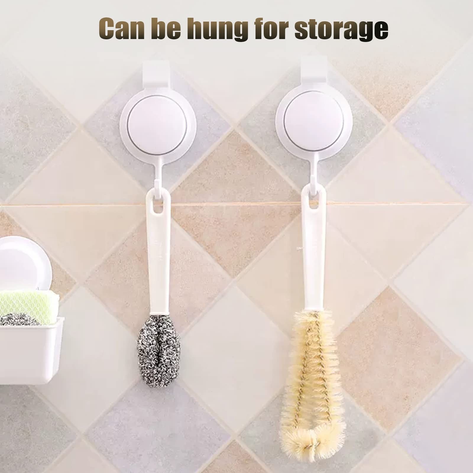 Portable Blender Cleaning Brush Set of 4 – With Hanging Hole – Long Handle – …