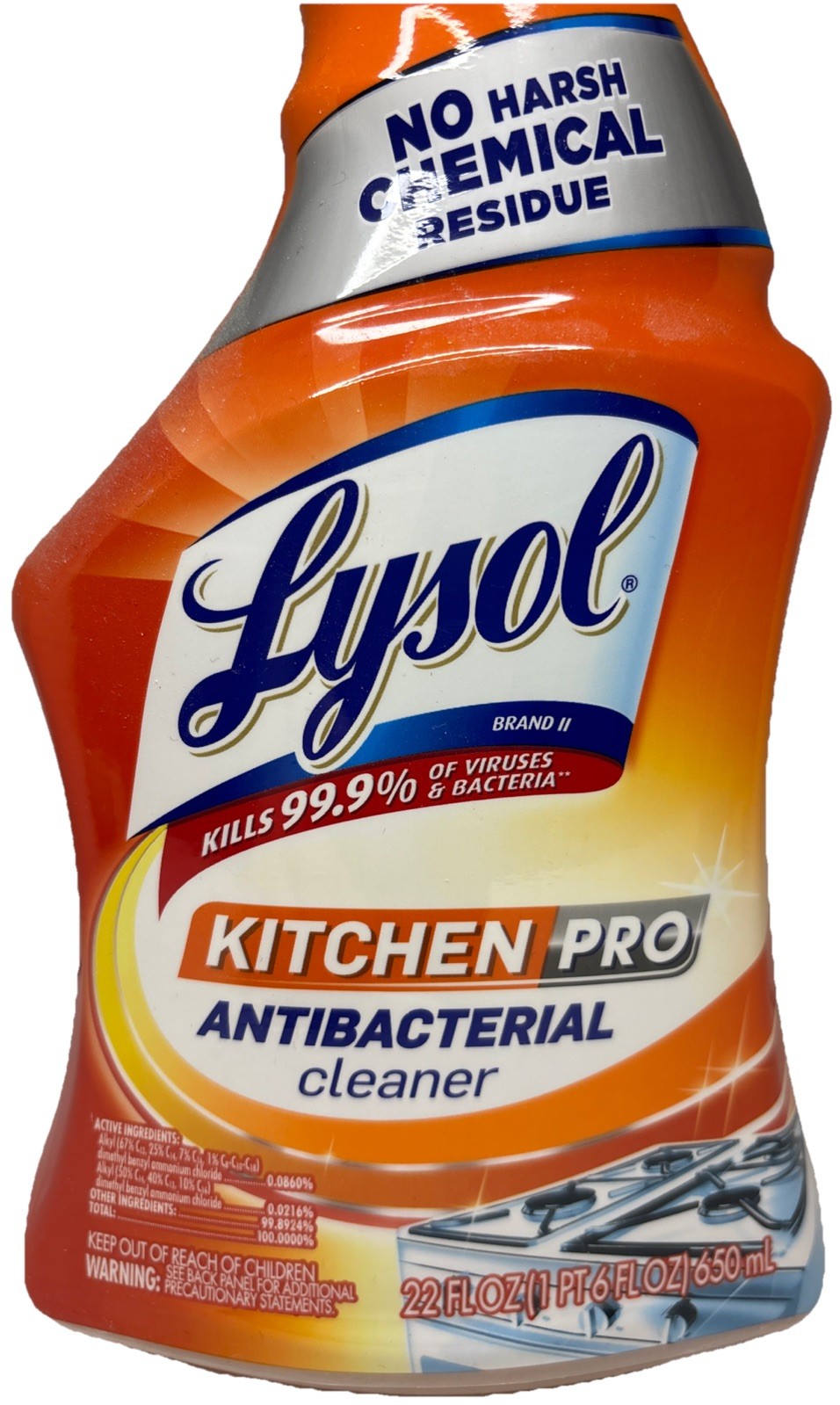 LysolPro Kitchen Spray Cleaner and Degreaser—All Purpose Clean—22 oz—24 HR SHIP—