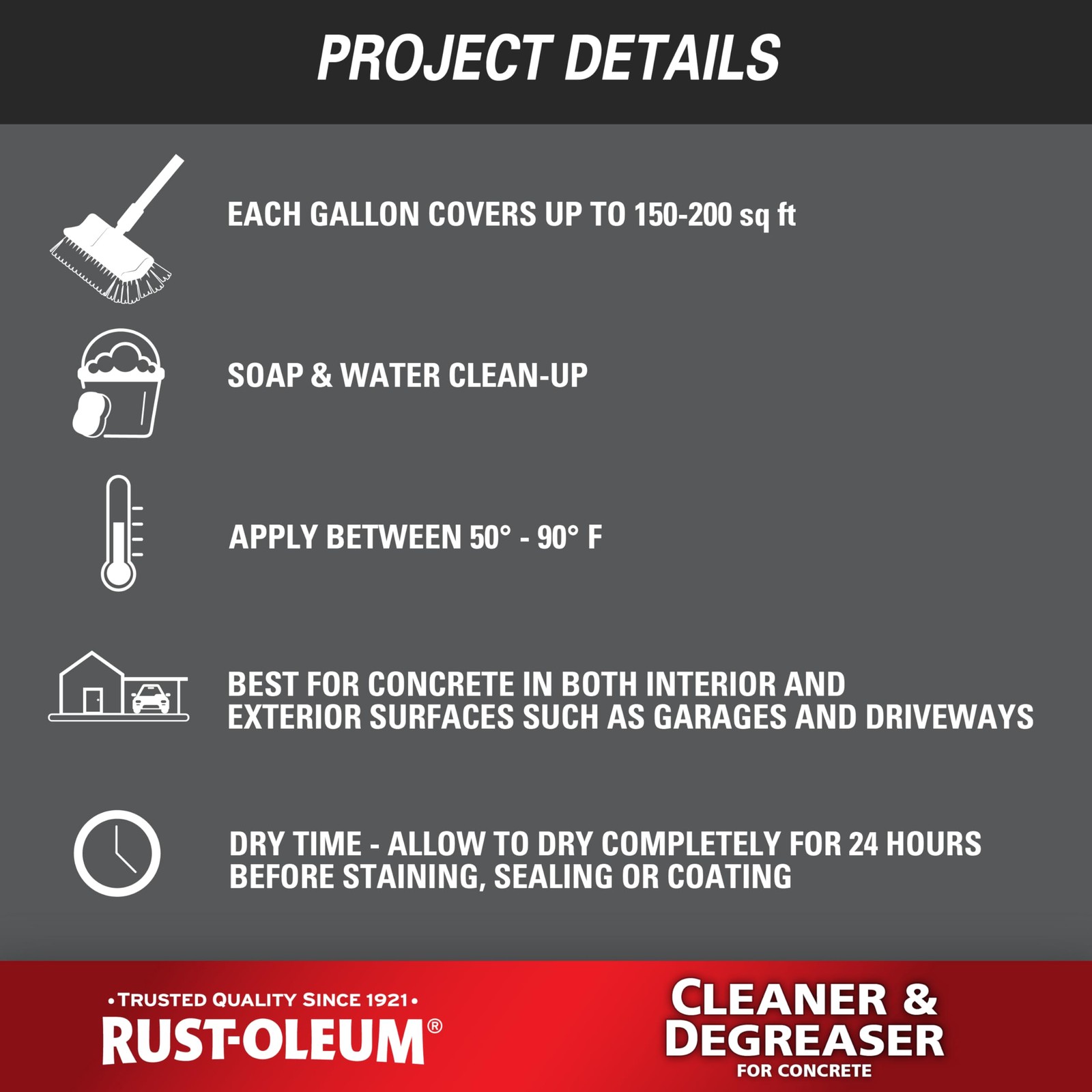 Rust-Oleum 301243 Cleaner and Degreaser, 1 Gallon