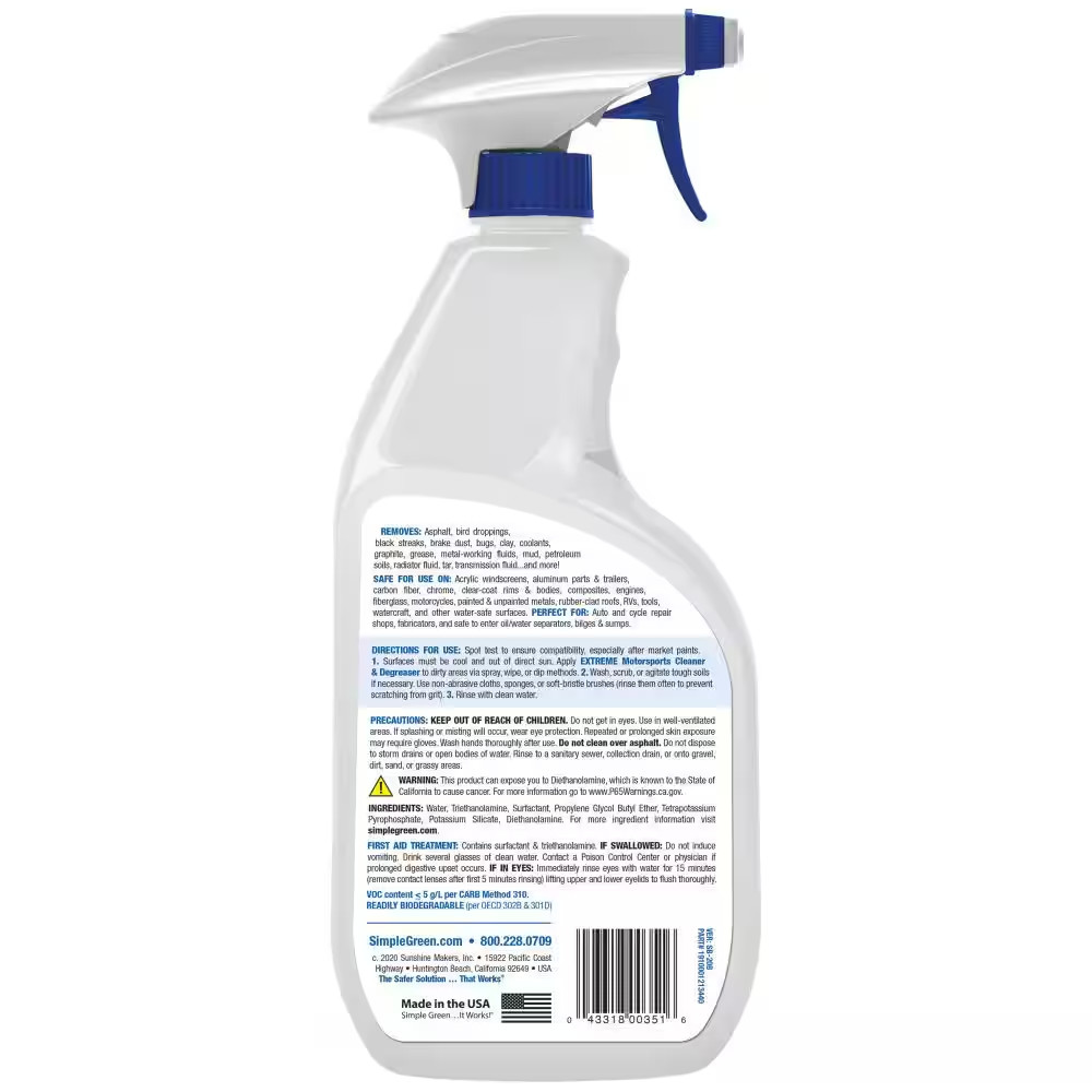 32 Oz. Extreme Motorsports Cleaner and Degreaser