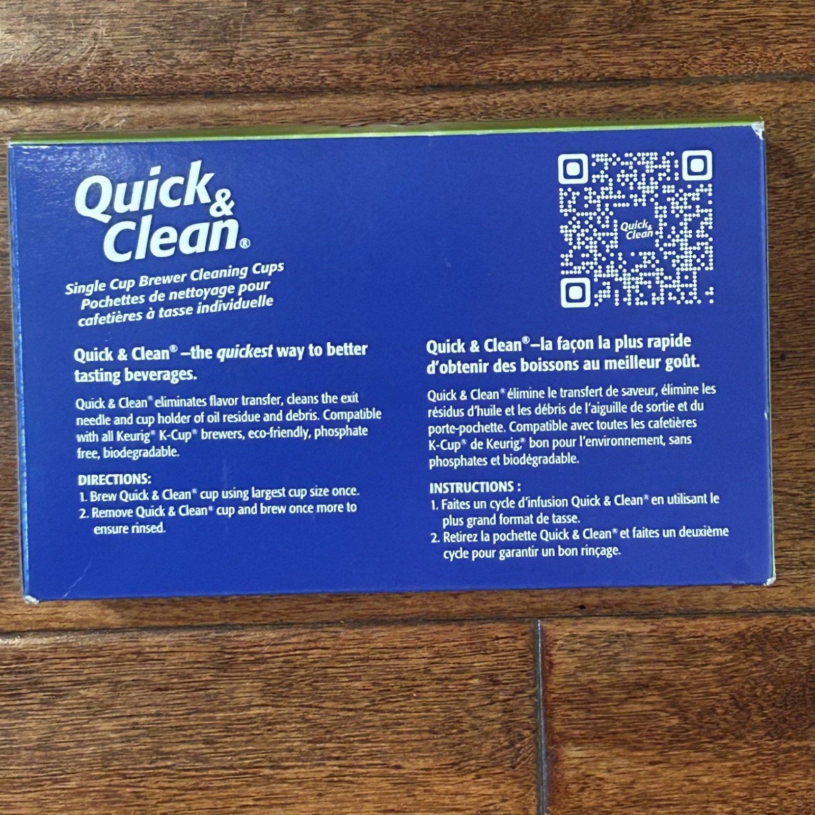 Open Box Quick & Clean [5-Pack] Keurig Single K Cup Coffee Machine Cleaning Pods