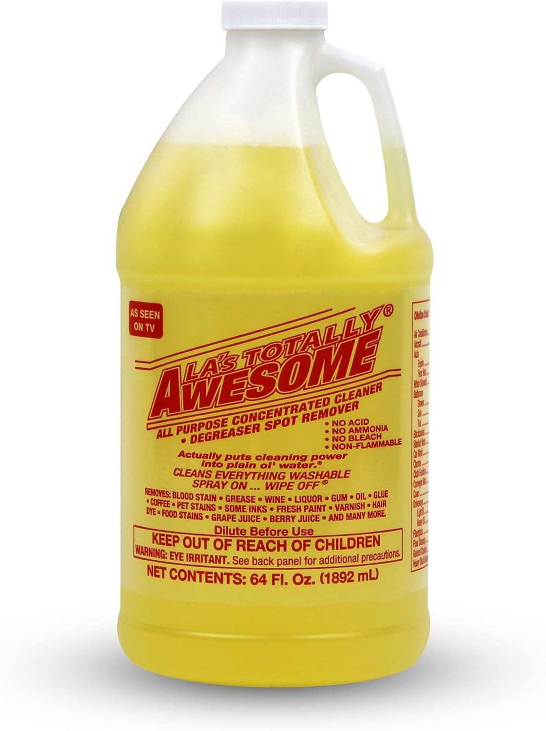 All Purpose Cleaner, 4-Pack (64 Oz Each) – Concentrated Formula, Degreaser, and