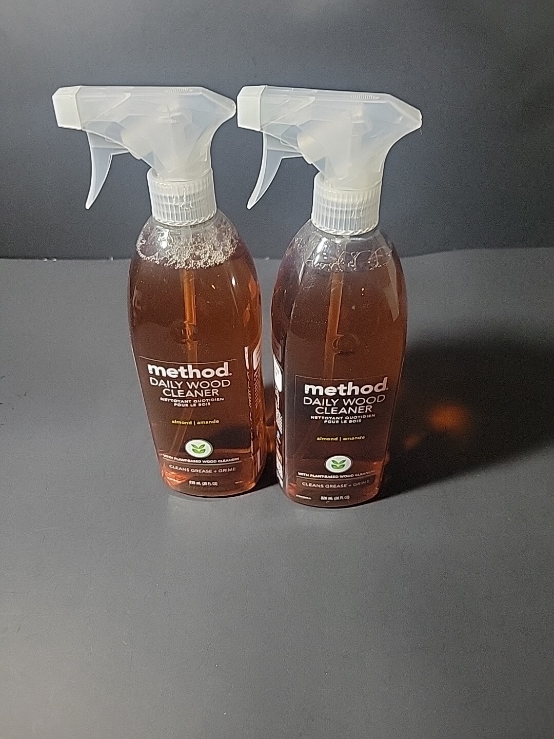 Method Daily Wood Cleaner Almond Scent Lot 2 – 28 fl oz Plant Based Wood Cleaner