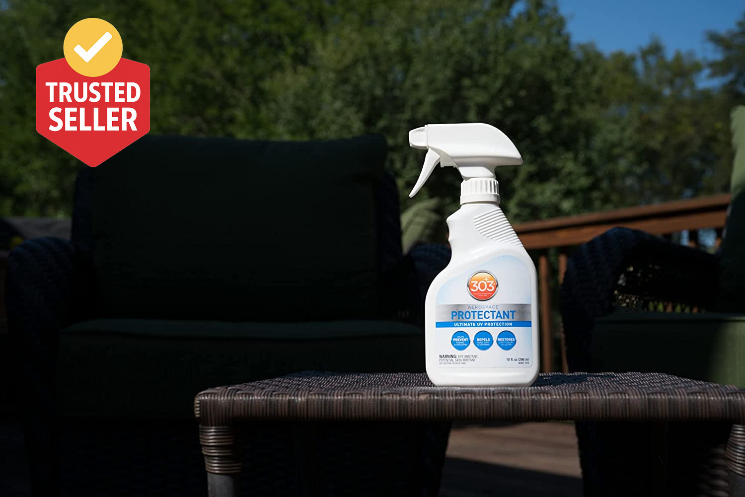 Aerospace Protectant Spray, UV Protection, Repels Dust, Dirt, & Staining, Matte