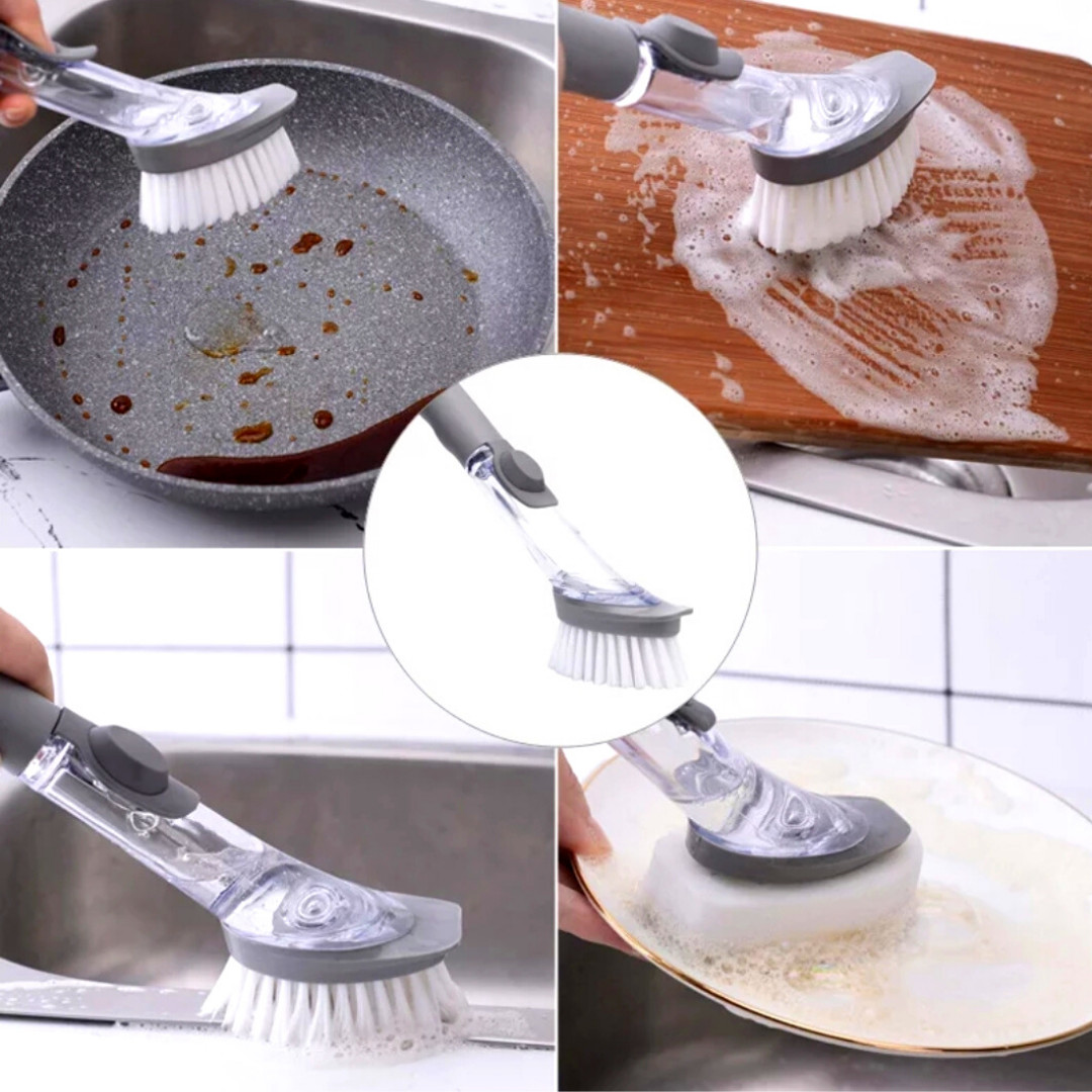Dispensador de Jabon Herramienta para Lavar Fregar Platos Limpieza de cocina