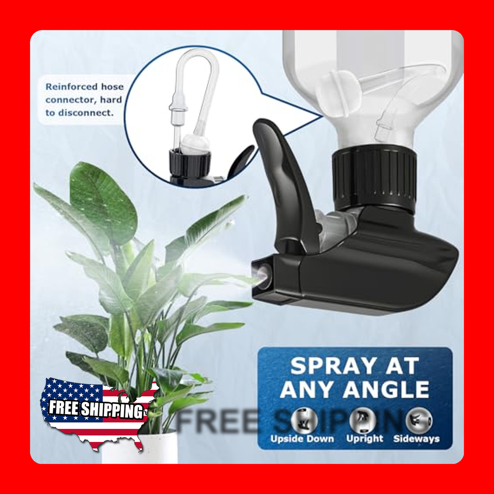 4 Pack 15oz Spray Bottles with Adjustable Nozzle for Cleaning and Gardening