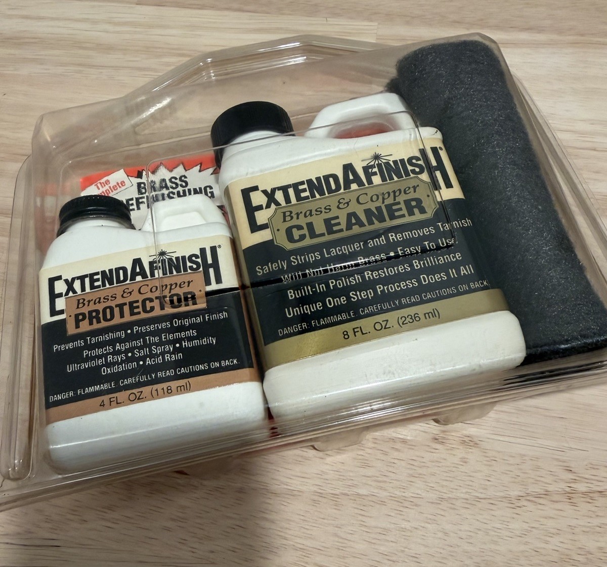 Extend A Finish BRASS and COPPER Cleaner and Protector New Discontinued