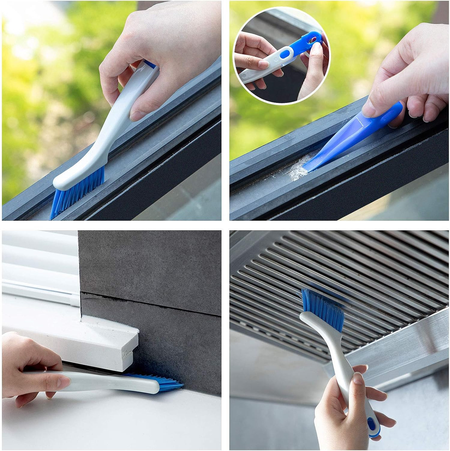 2 Pcs Cleaning Brush Small Scrub Brush for Cleaning Sink Scrub Brush with Handle