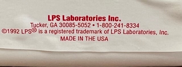 LPS Laboratories Inc., Trigger Spray Bottle, 20 oz, 11″H (P/N: 09120) 4 Ea