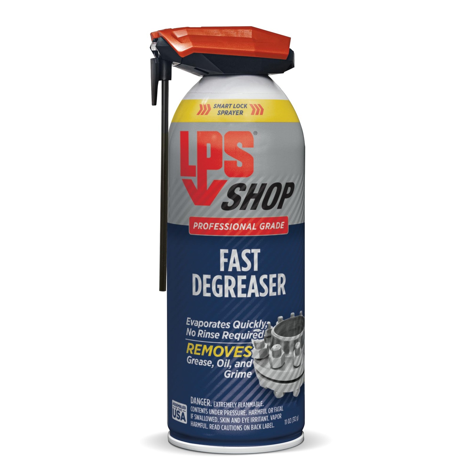 LPS Shop Fast Degreaser, Removes Grease, Oil & Grime, FastActing Solvent for …