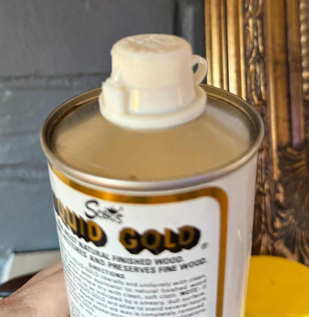 Scott’s Liquid Gold Lemon Scent 16 Fl Oz Pourable 60% Full Vintage Non-Aerosol