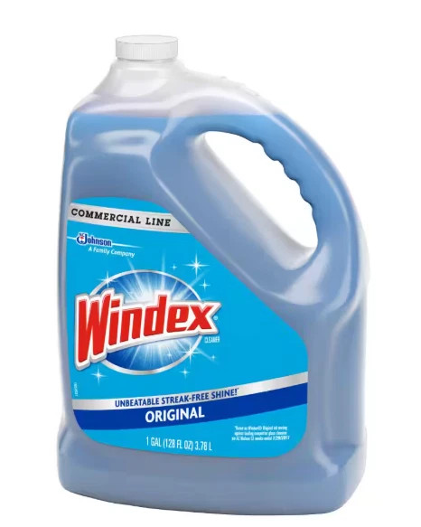 Windex 128 oz. Commercial Original Glass Cleaner Refill.