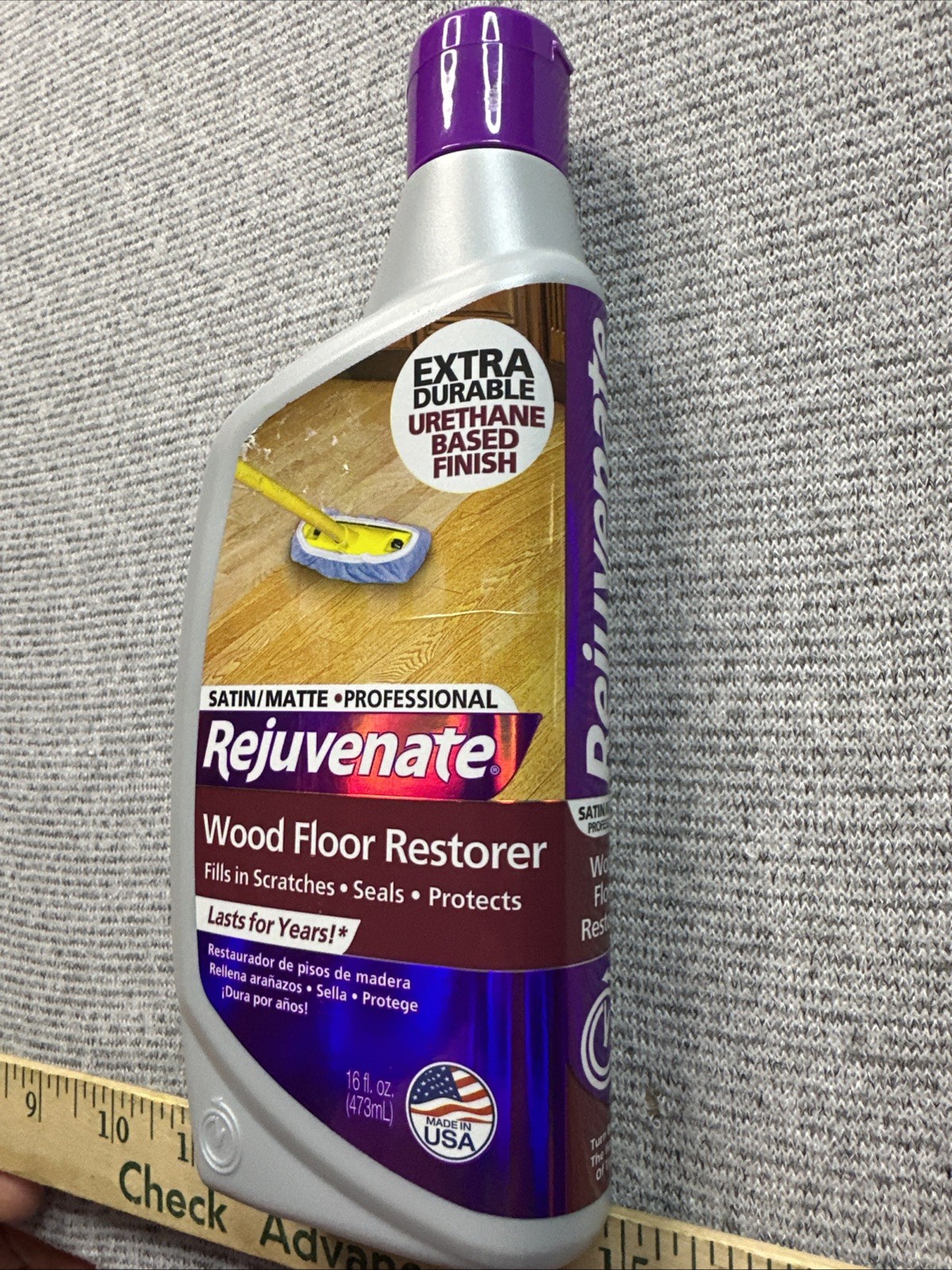Rejuvenate Wood Floor Restorer Satin/Matte Polishing Formula 16 fl.oz.