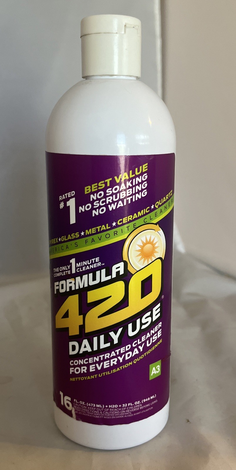 16 oz Formula 420 Concentrated Daily Use Cleaner – Makes 32oz