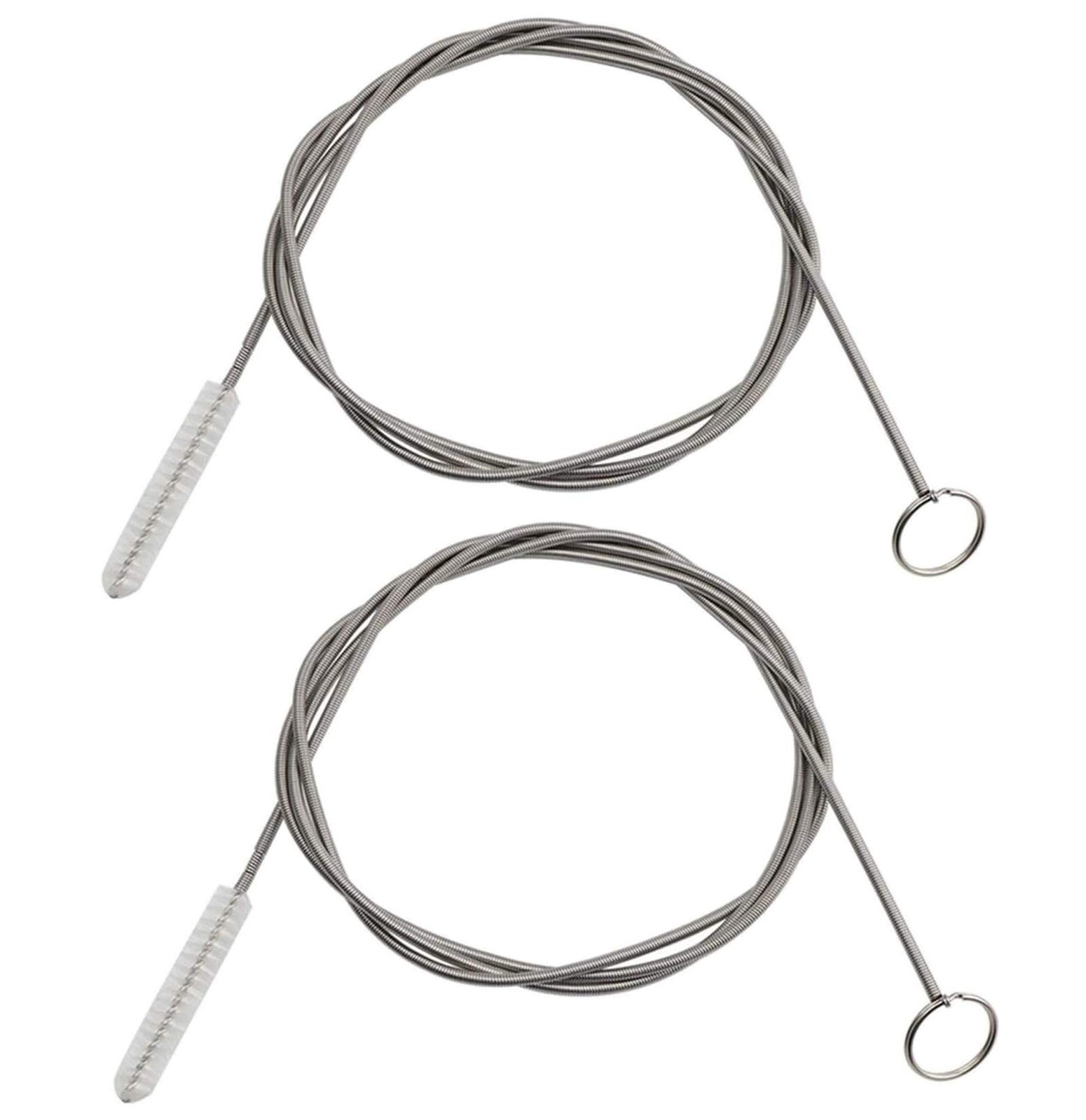 2 Pack 60 Inch Long Flexible Tube Cleaning Brush, Stainless Steel and Nylon