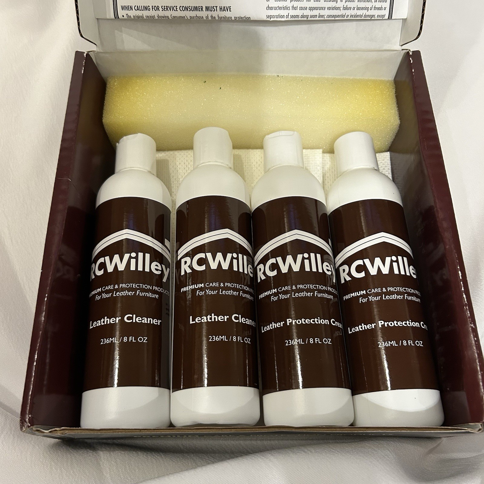 RC Willey Leather Furniture Care & Protection Kit