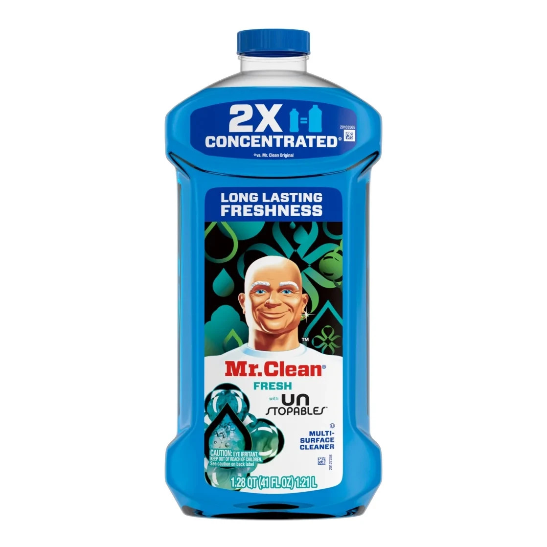 Mr. Clean 2X Concentrated Multi-Surface Cleaner 41 fl oz Unstopables Fresh Scent