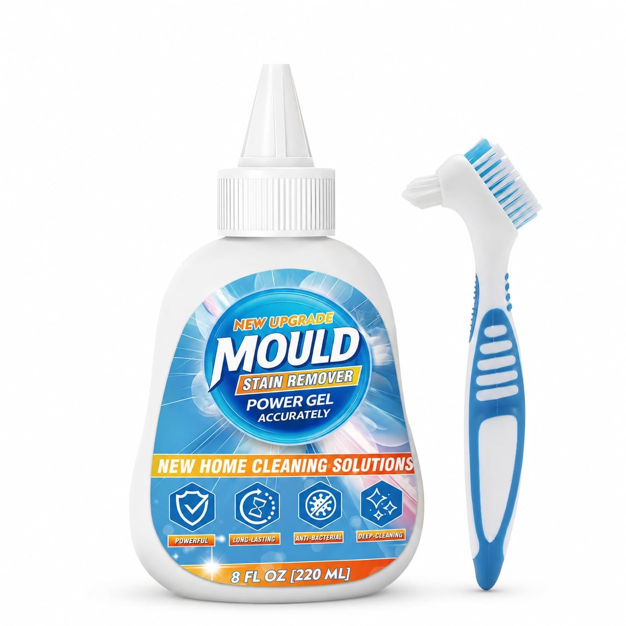Mold Stain Remover Gel for Washing Machine & Bathroom 8 Fl Oz