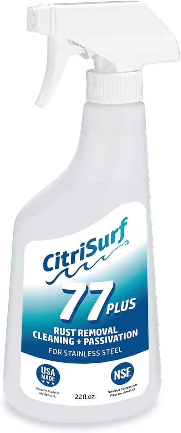 Stainless Steel Rust Remover Passivation Cleaner CitriSurf 77 Plus