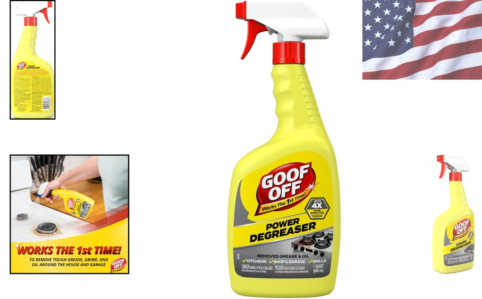 Power Cleaner & Degreaser 32 oz – Nonflammable Spray for Equipment & Surfacing