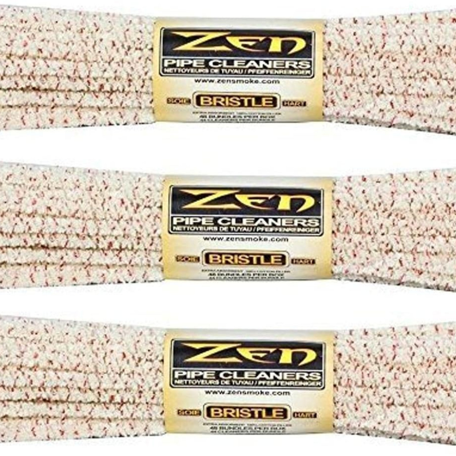 Randys Black Label Cleaner 12oz w Zen Hard Bristle Pipe Cleaners Bundle Kit