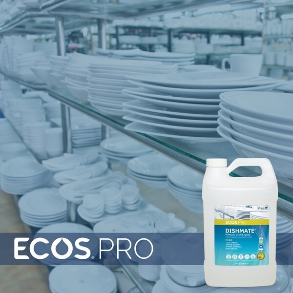 Ecos Pl9720/04 Dish Soap Liquid Dishwashing, Hand Wash, 1 Gal, Jug, Pear