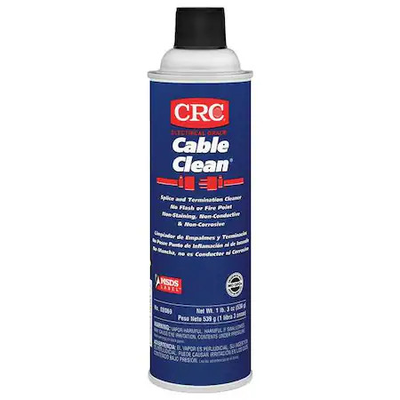 Crc 02069 Splice Cleaner, Aerosol Spray Can, 19 Oz, Liquid