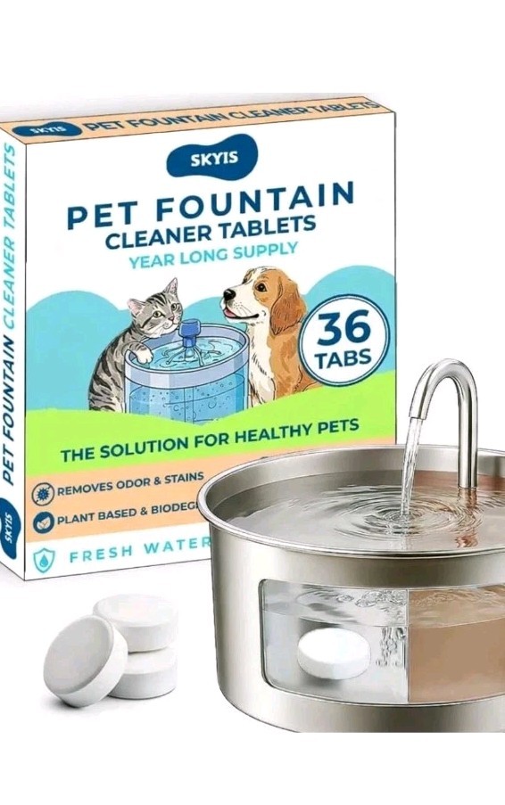 36 Pack Pet Fountain Cleaning , Removes Stains & Mineral Residue from Pet Fou…