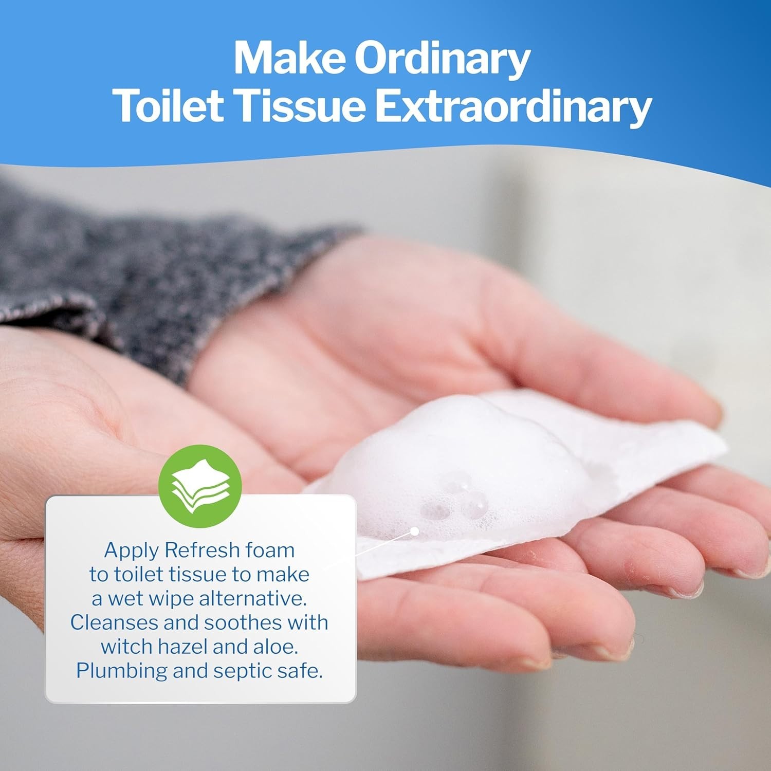 Sensitive Skin Toilet Paper Foam – Free Formula Alcohol, Fragrance & Paraben …