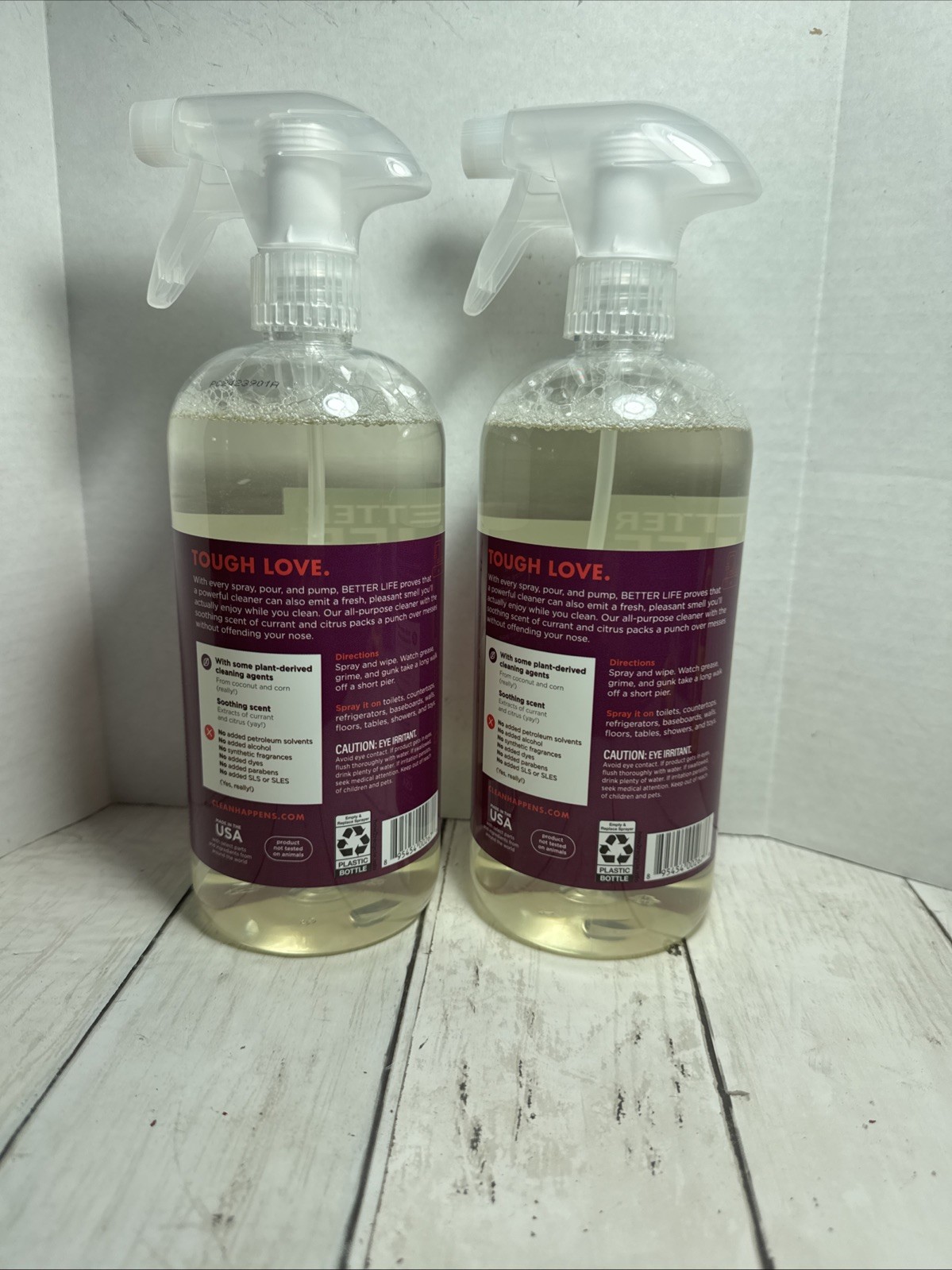 Better Life All-Purpose Plant Based Cleaner Natural Currant & Citrus 32 oz 2 Bot