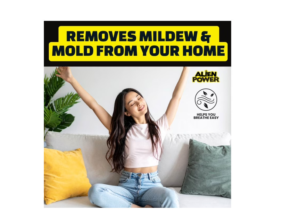 Alien Power Stain Remover Kit – Mold, Mildew & Algae Cleaner with Spray Bottle