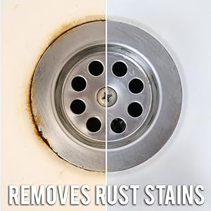 Hard Water Stain Remover Liquid, Removes Lime, Calcium & Rust