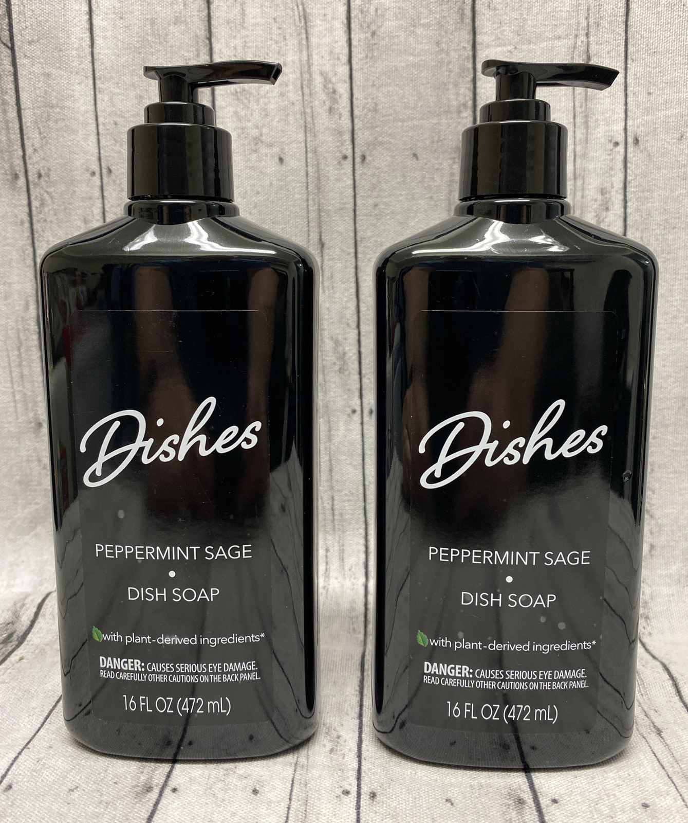 Rejoice Dish Soap Peppermint Sage with Plant Derived 16 oz 2 pack USA