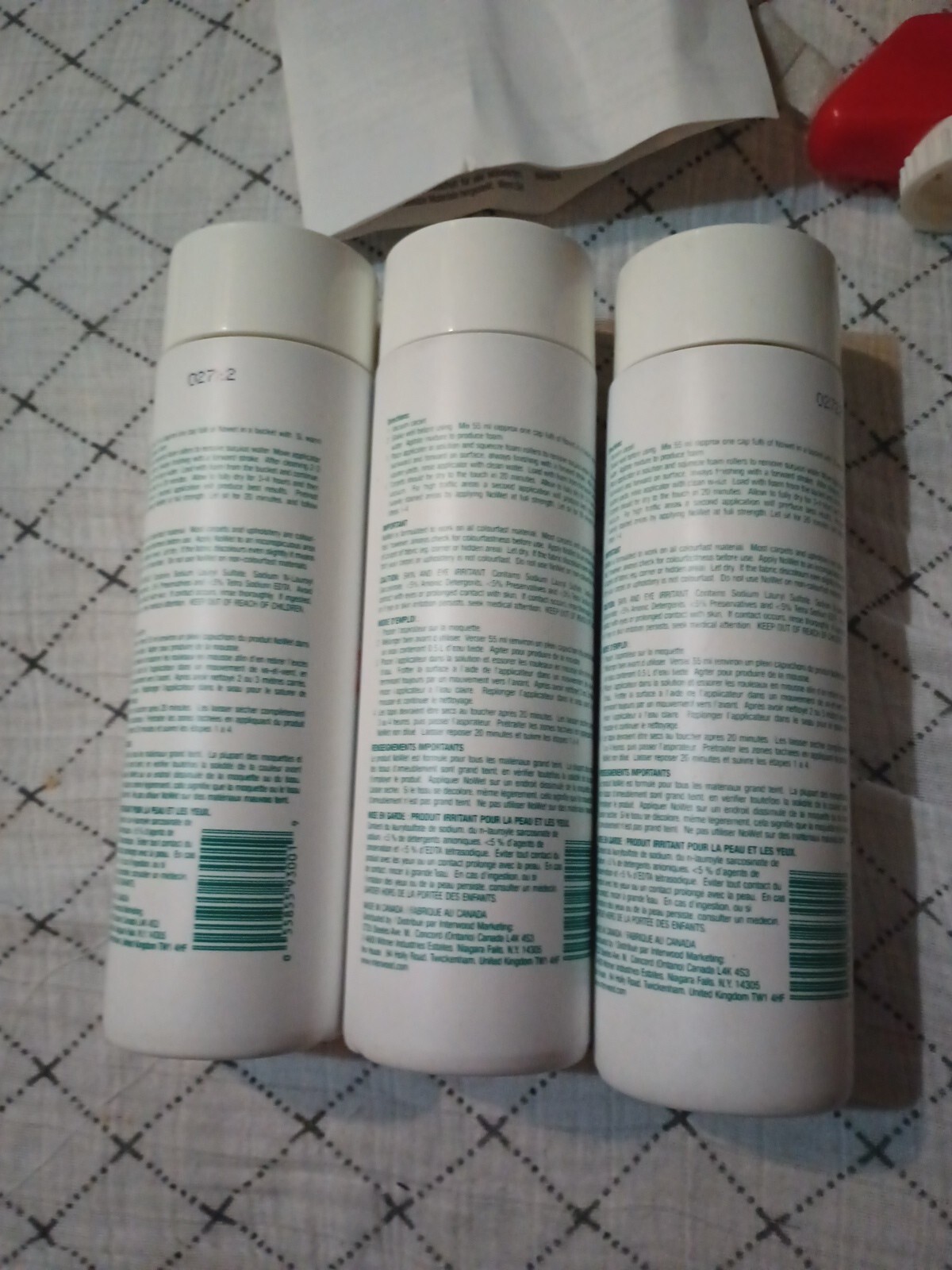 NEW NoWet Wonder Foam Carpet upholstery Cleaning Kit Complete