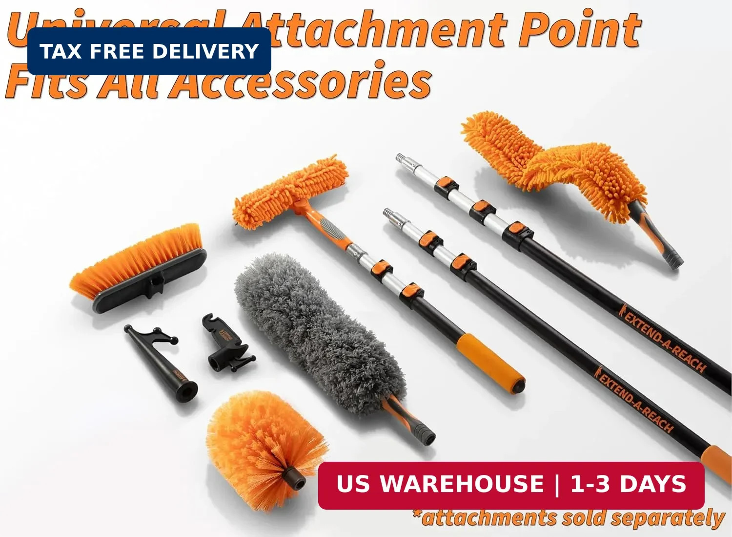 Cobweb Duster Head Brush // Spider Web Brush for Outdoor & Indoor Web Cleaning /