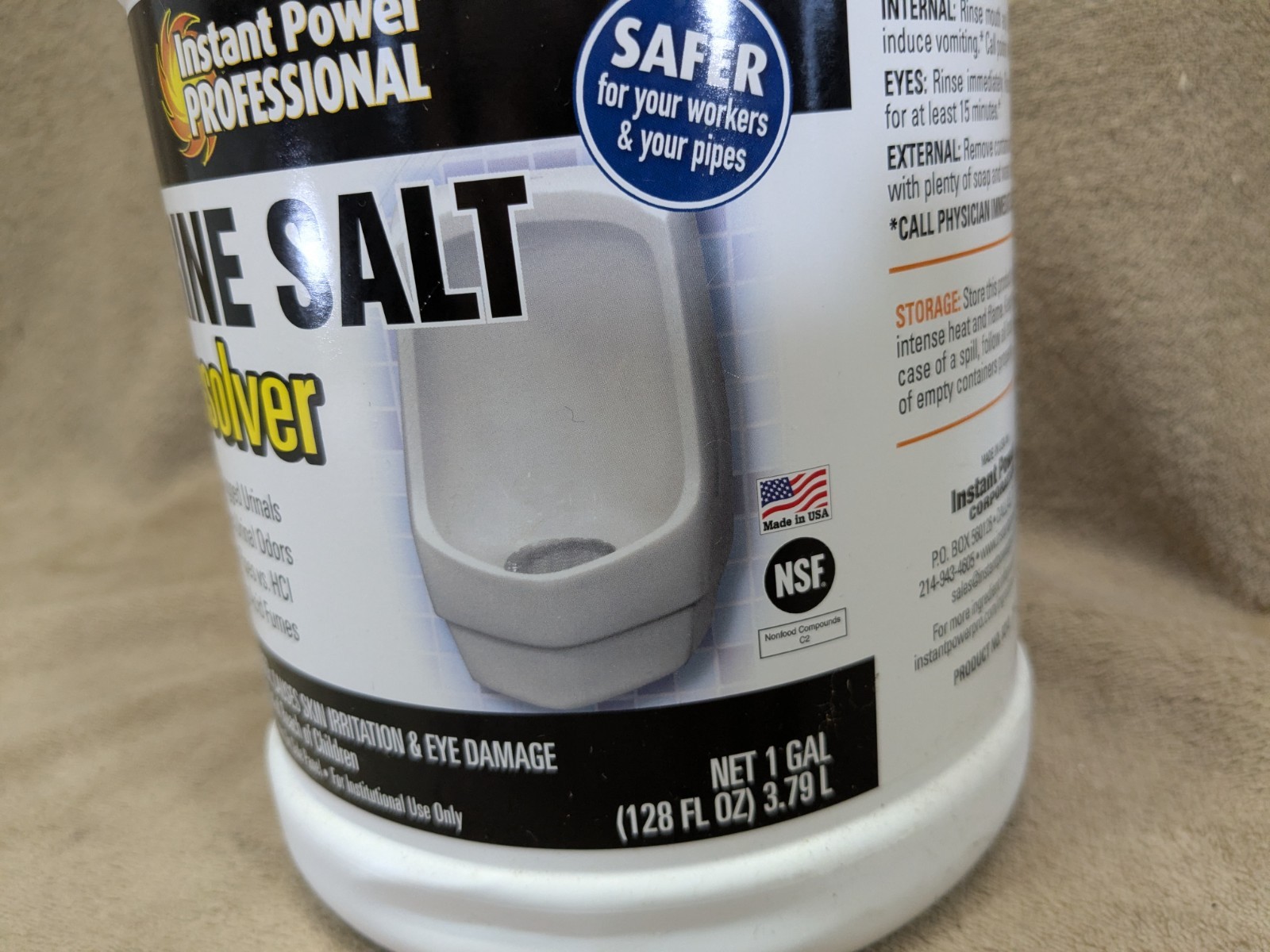 Instant Power Professional 8212 Urine Salt Dissolver, 1 Gal, Mint Fragance