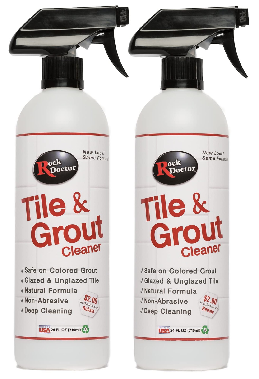 48 Fl Oz Heavy Duty Tile Grout Cleaner All Purpose Non Abrasive Cleaner