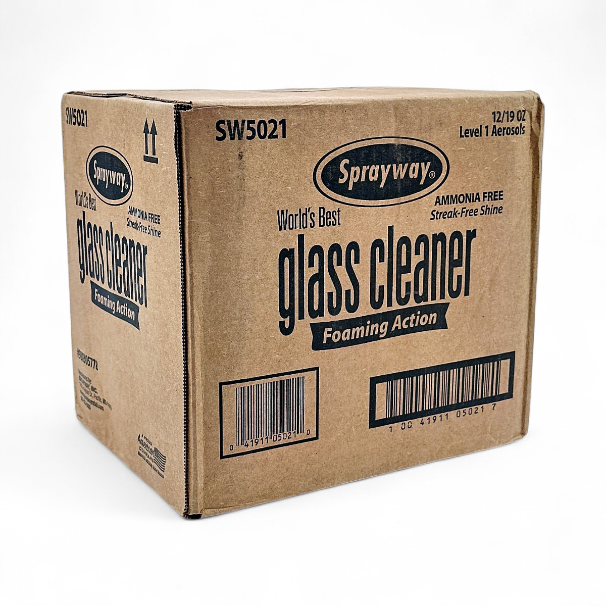 Sprayway Glass Cleaner – Foaming Action 12-Pack 19oz Aerosols