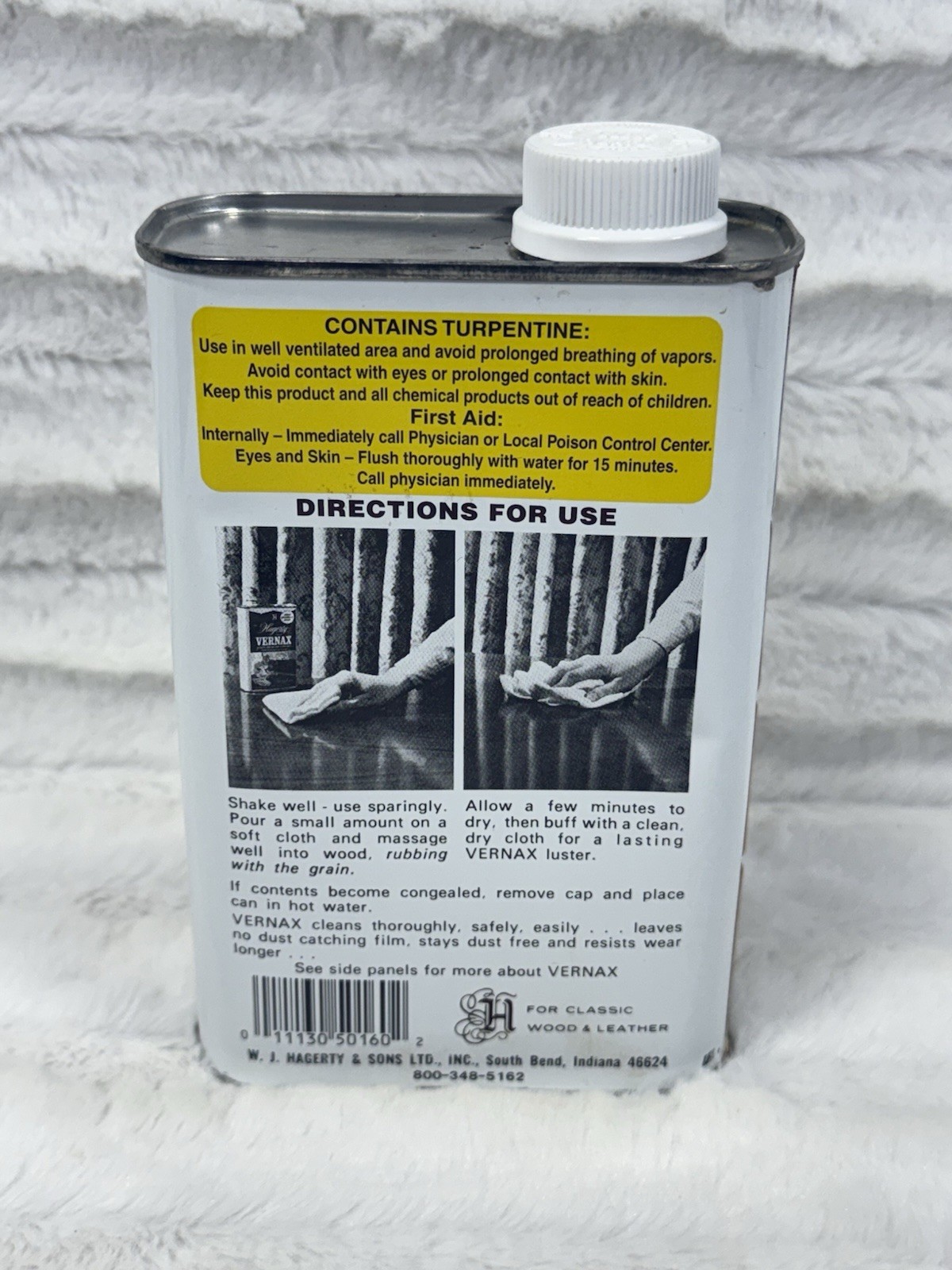 Hagerty Vernax Furniture Polish These Wax Base 16 Ounces