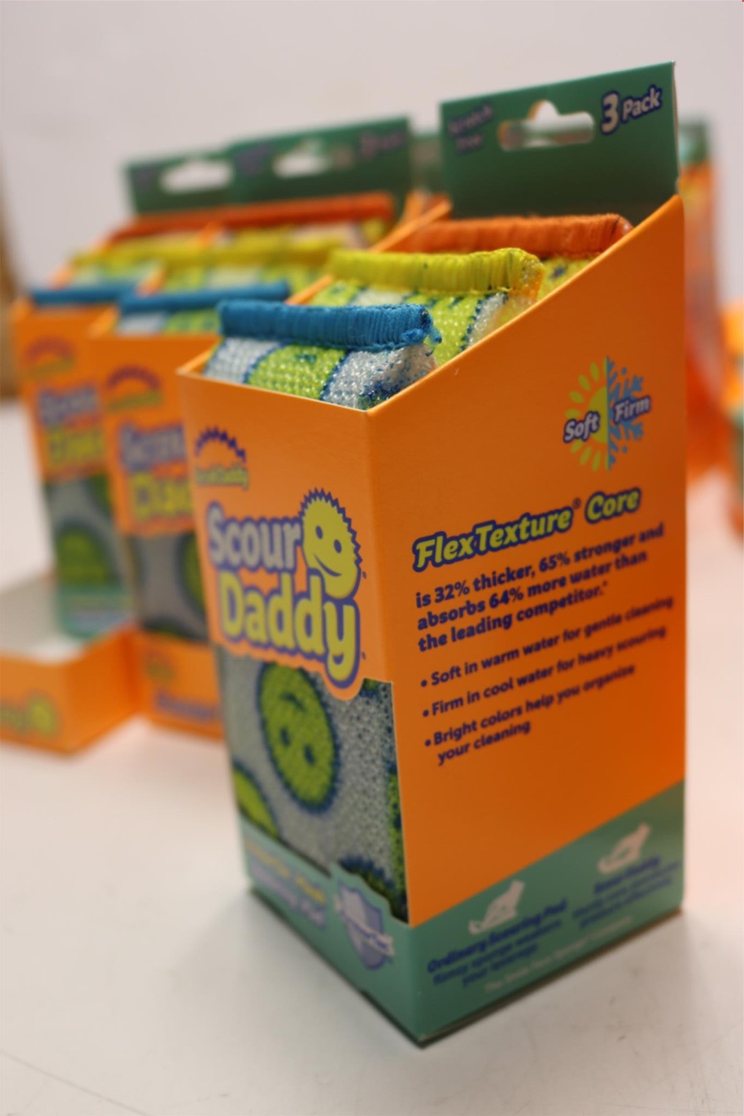 39x (13x 3pk) Lot Scour Daddy Scrub Daddy Scouring Sponge Pads