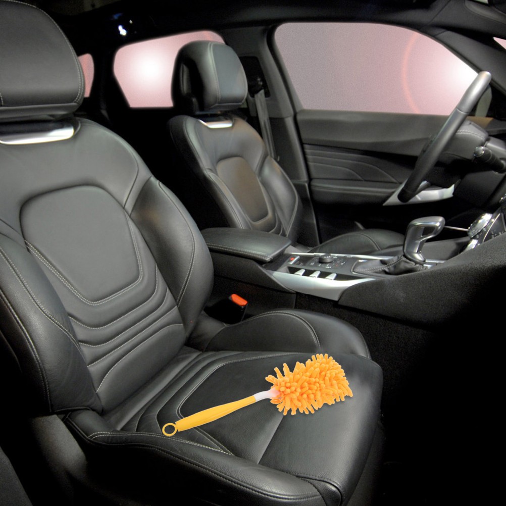 1Set Reusable Chenille Dusting Brush for Car Interior Home Walls and Fan Blades