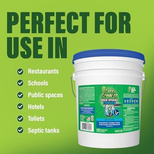 Eco-Friendly Drain Line Cleaner for Sinks, Toilets, Sewers & Pipes – Residential