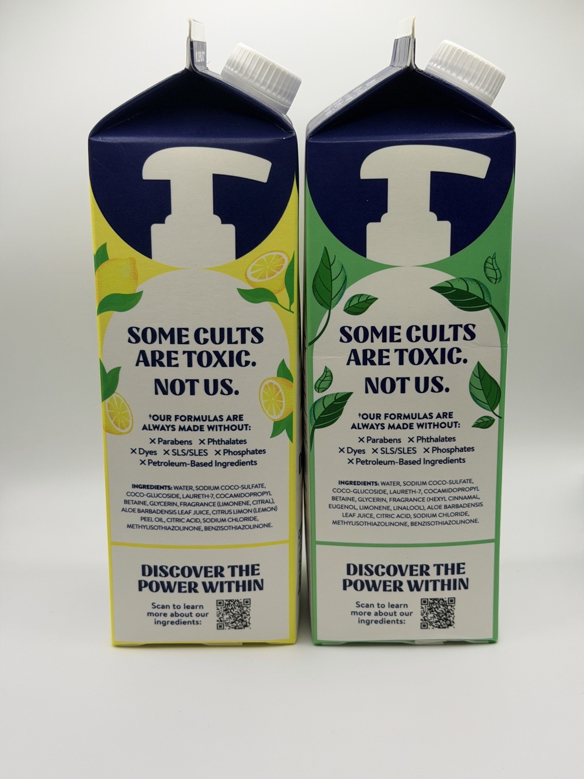 You Choose-Clean Cult Dish Soap Liquid Refills Plant Based Lemon Verbena -Basil