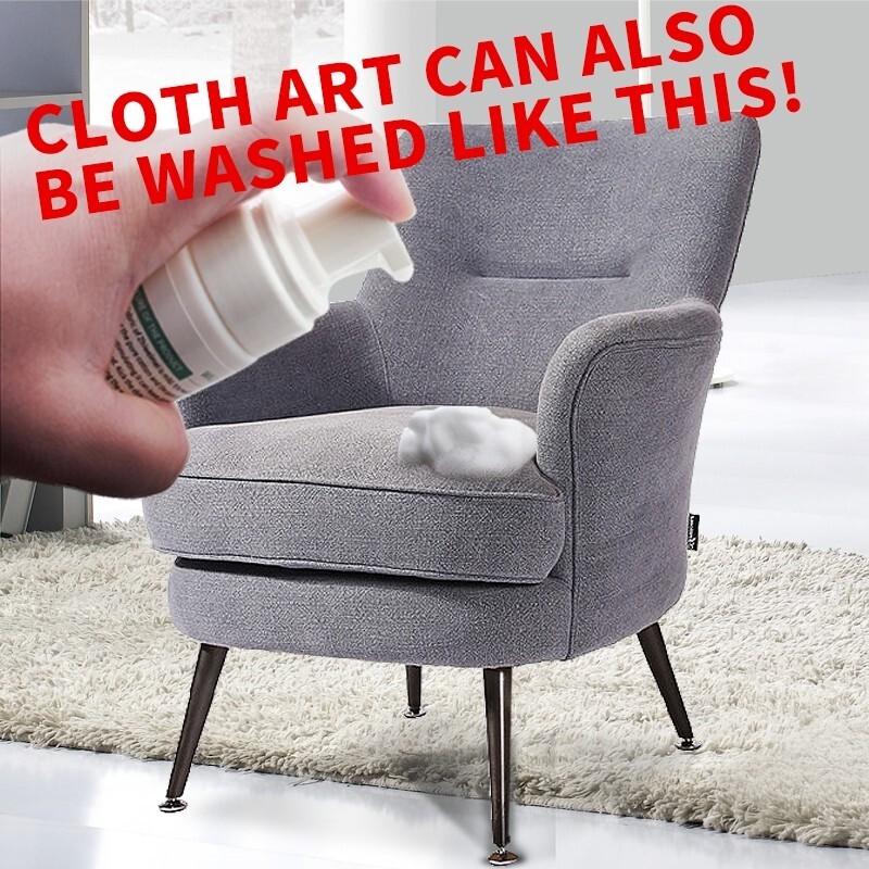 Fabric cleaner and upholstery stain remover for deep cleaning of carpets, sofas