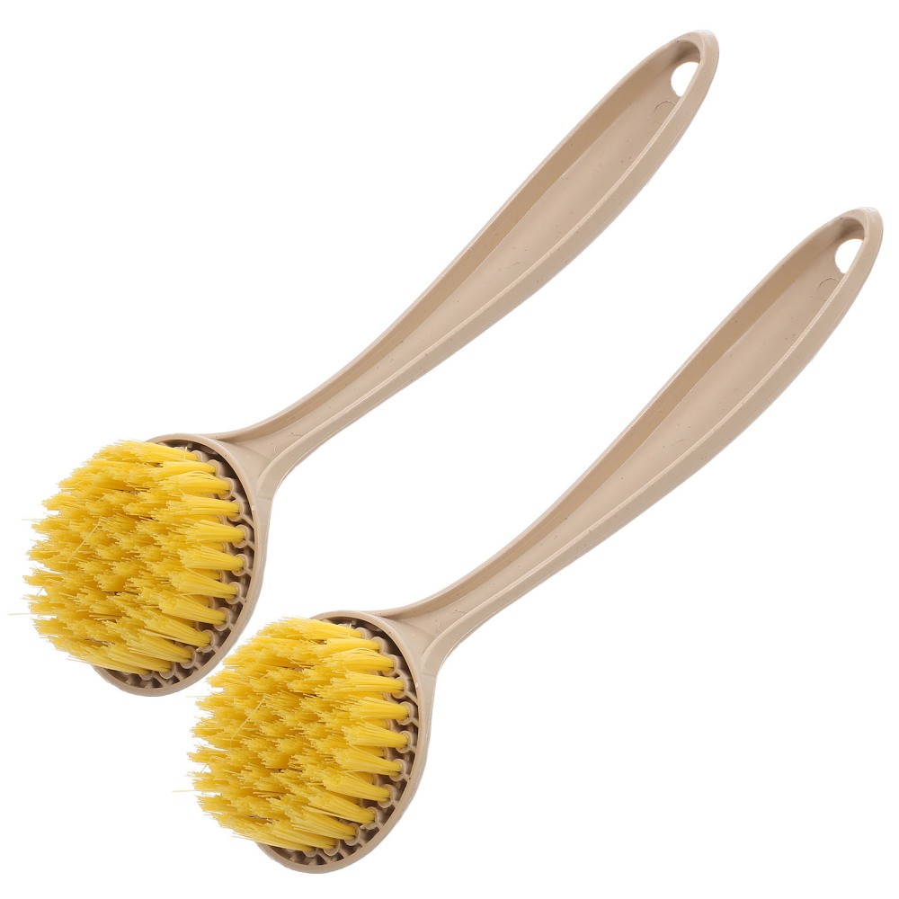 2 Pcs Cleaning Tools for Housekeeping Dishwashing Brush with Handle
