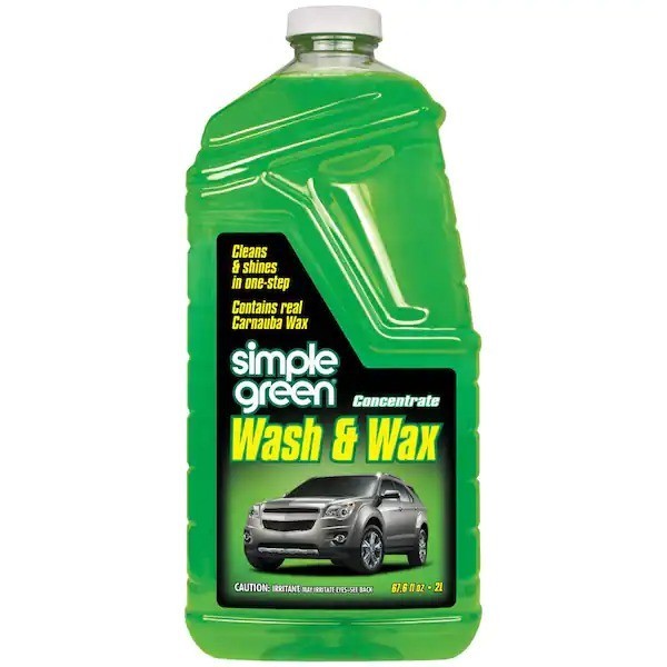 Simple Green 67oz. Car Wash & Wax w/ Real Carnauba Wax Concentrate Multi Purpose