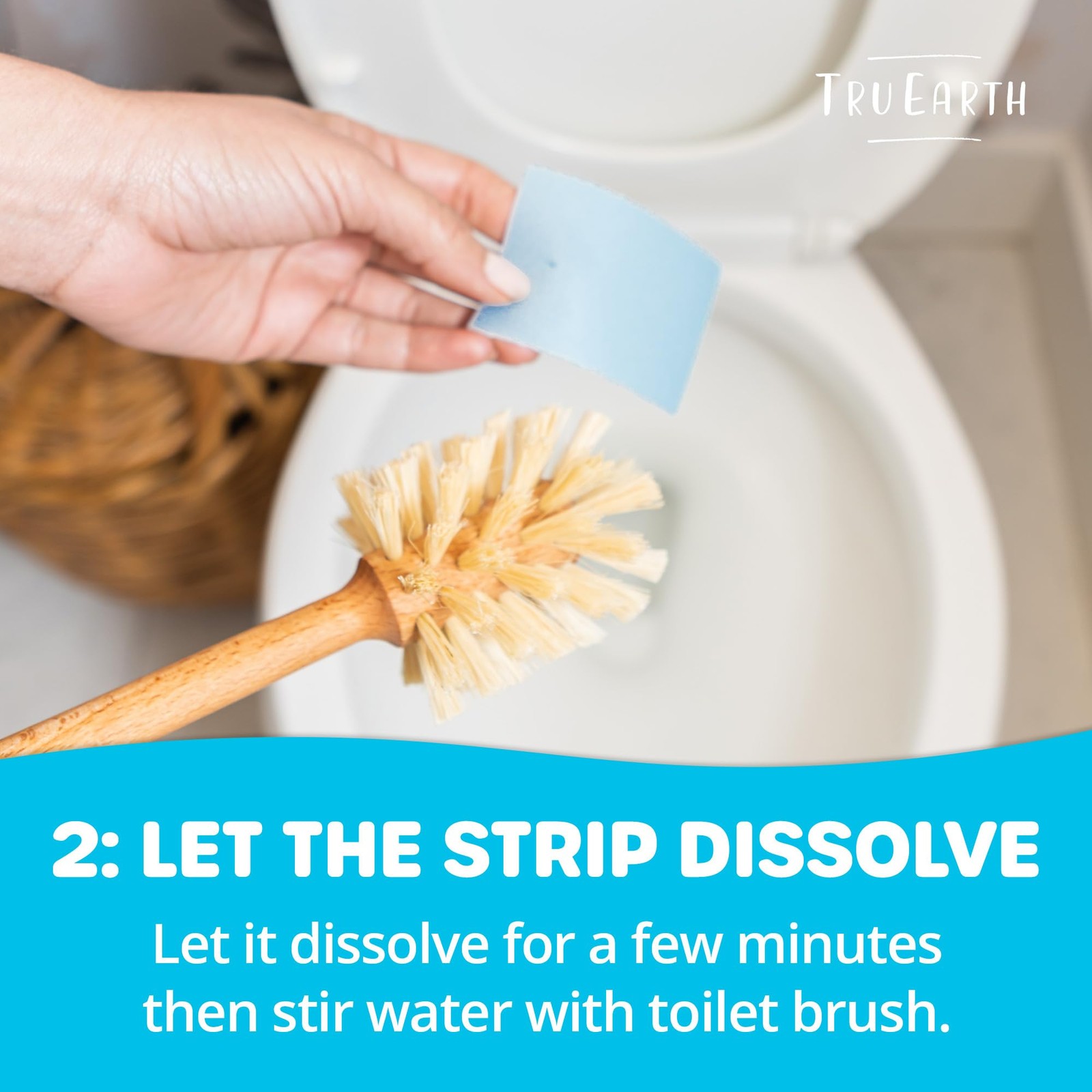 Toilet Bowl Cleaner Eco-Strips | Plastic Jug-Free, Septic-Safe for Cleaning | Ea