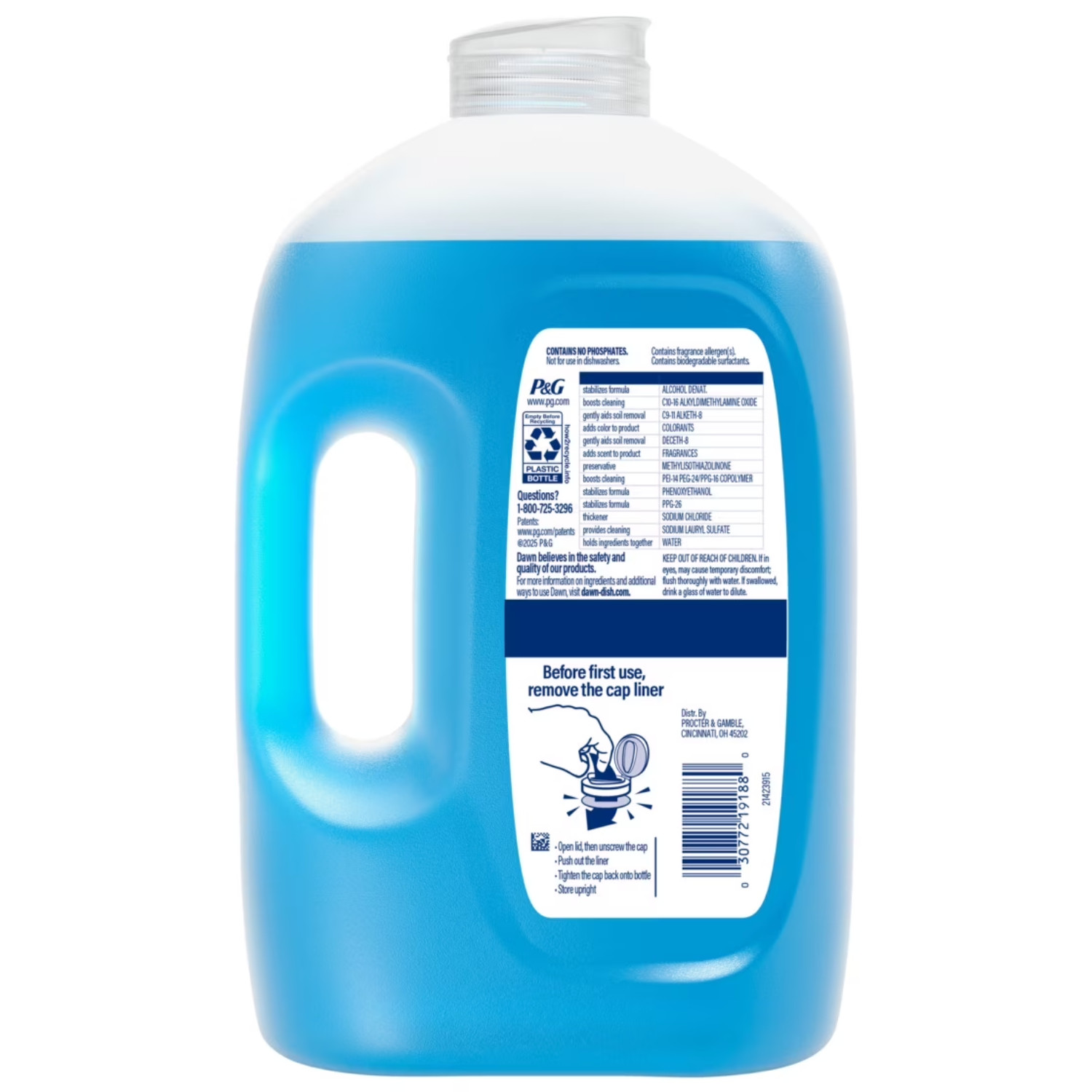 (2 Pack) Dawn Ultra Dish Soap Refill Original 67 fl oz, Grease Cleaner