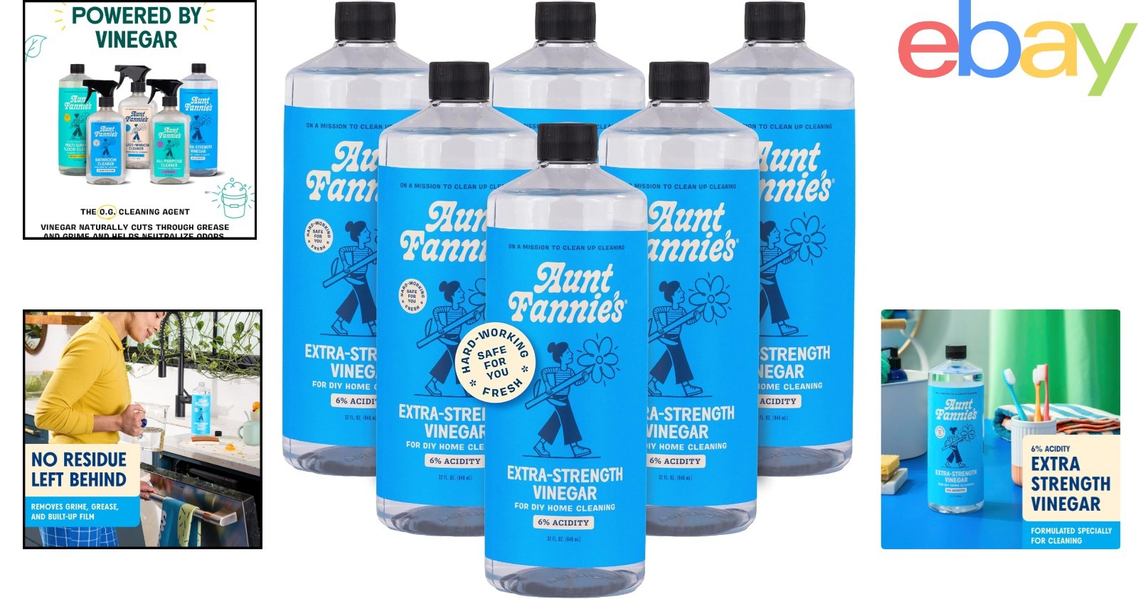 32 oz Extra Strength Cleaning Vinegar, Unscented Multipurpose Household Cleaner