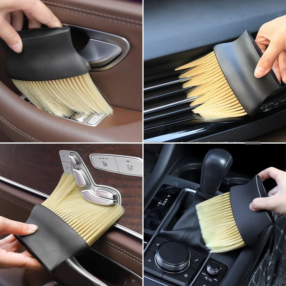 1pc Auto Interior Dust Brush, Car Cleaning Brushes Duster